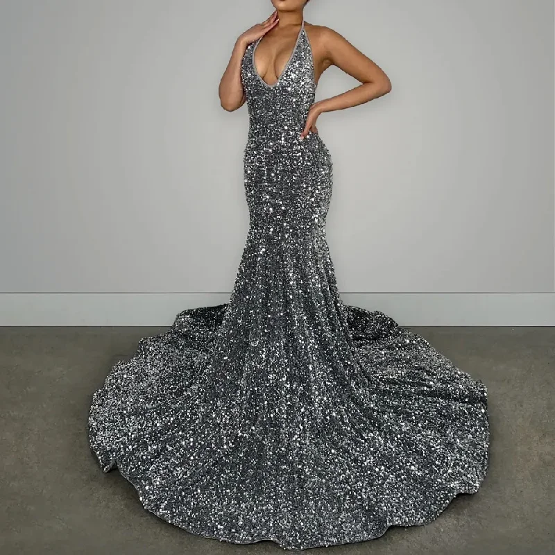 Don’t Miss Out A-line dressGlitter 2024 Prom Dresses Velvet Sequins Mermaid Girl Formal Graduation Evening Party Gowns Halter Neck Backless Birthday Robe Don’t Miss Out A-line dressGlitter 2024 Prom Dresses Velvet Sequins Mermaid Girl Formal Graduation Evening Party Gowns Halter Neck Backless Birthday Robe