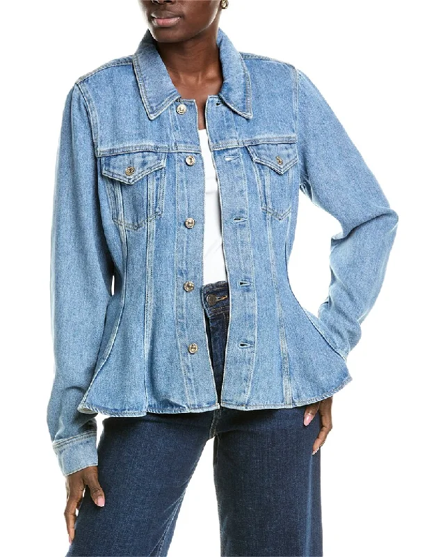 Today’s Deal stylish coat7 For All Mankind Flounce Trucker Jacket
