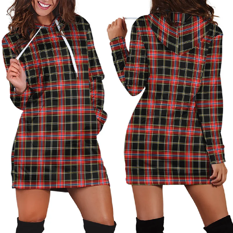 Customer Appreciation Sale Norwegian Night Tartan Hoodie Dress