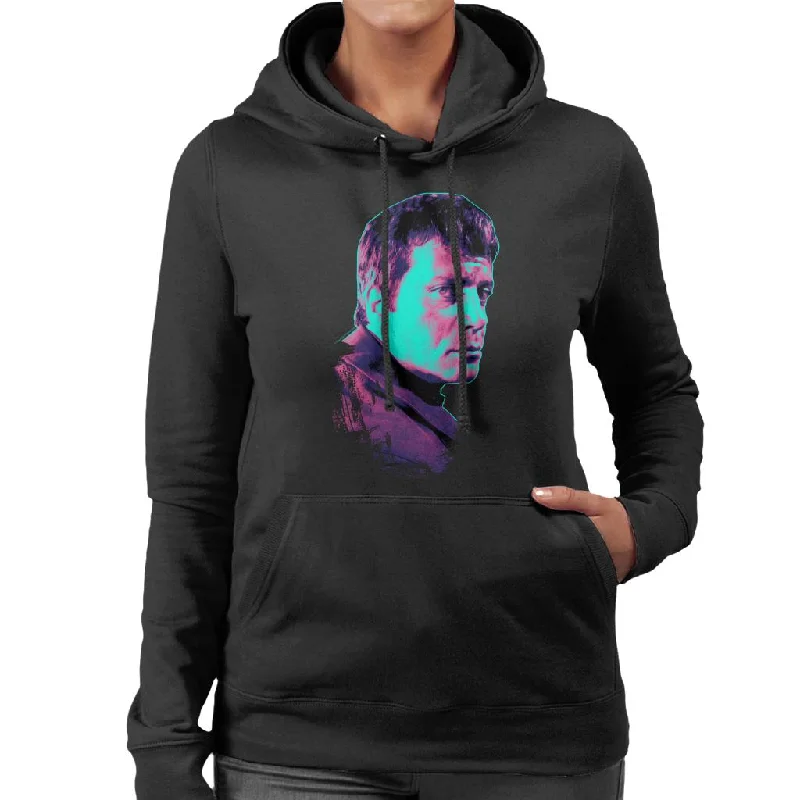 Today’s Special soft hoodieTV Times Oliver Reed 1971 Pop Art Stylised Women's Hooded Sweatshirt