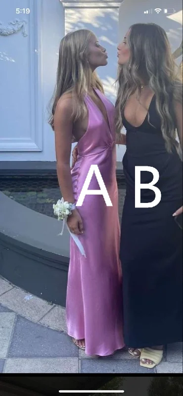 Savings Alert ruched dressClassy Pink Halter Neckline Prom Dress,Formal Gown Y7170 Savings Alert ruched dressClassy Pink Halter Neckline Prom Dress,Formal Gown Y7170