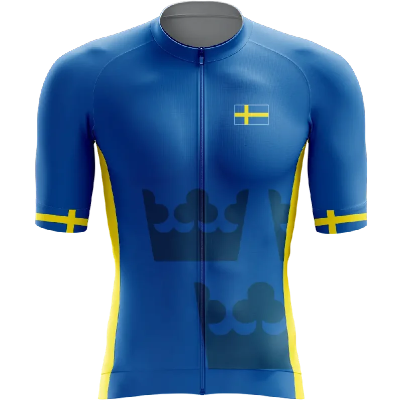 Amazing Deals classic gym sweatshirtSweden Elite Short Sleeve Cycling Jersey