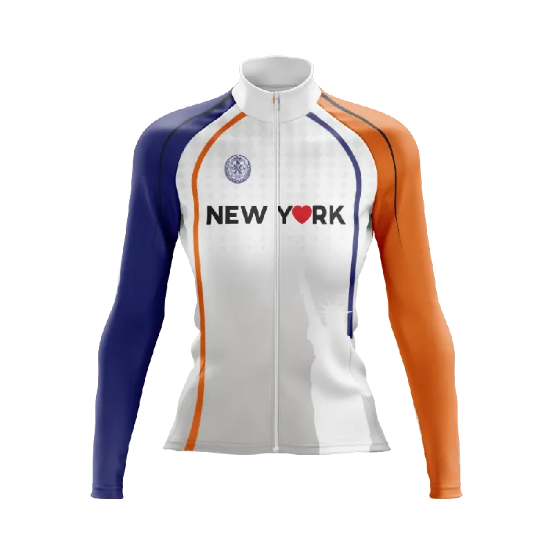 Limited Availability loose fit athletic hoodieWomen's New York Long Sleeve Cycling Jersey