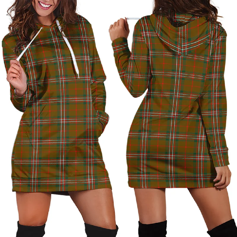 Super Sale Scott Brown Modern Tartan Hoodie Dress