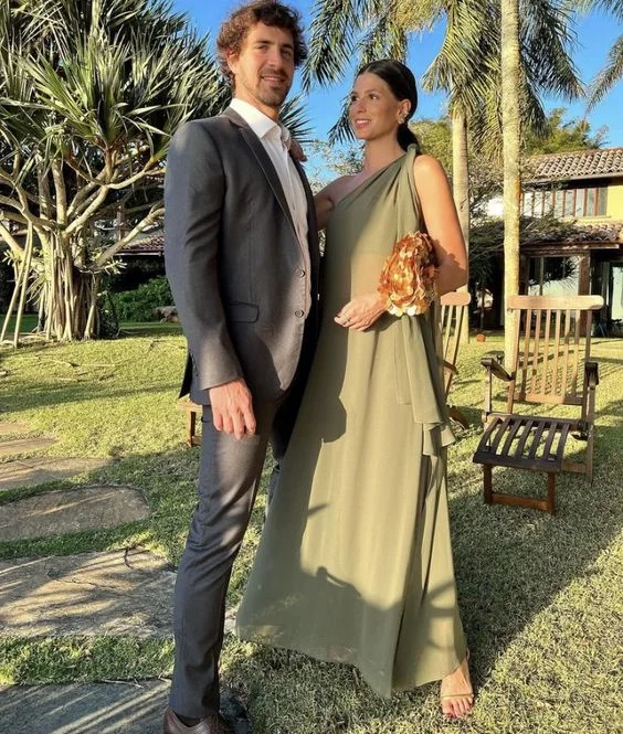 Weekend Flash Sale comfy dressSimple Green Prom Dress,Wedding Guest Outfit Y7230