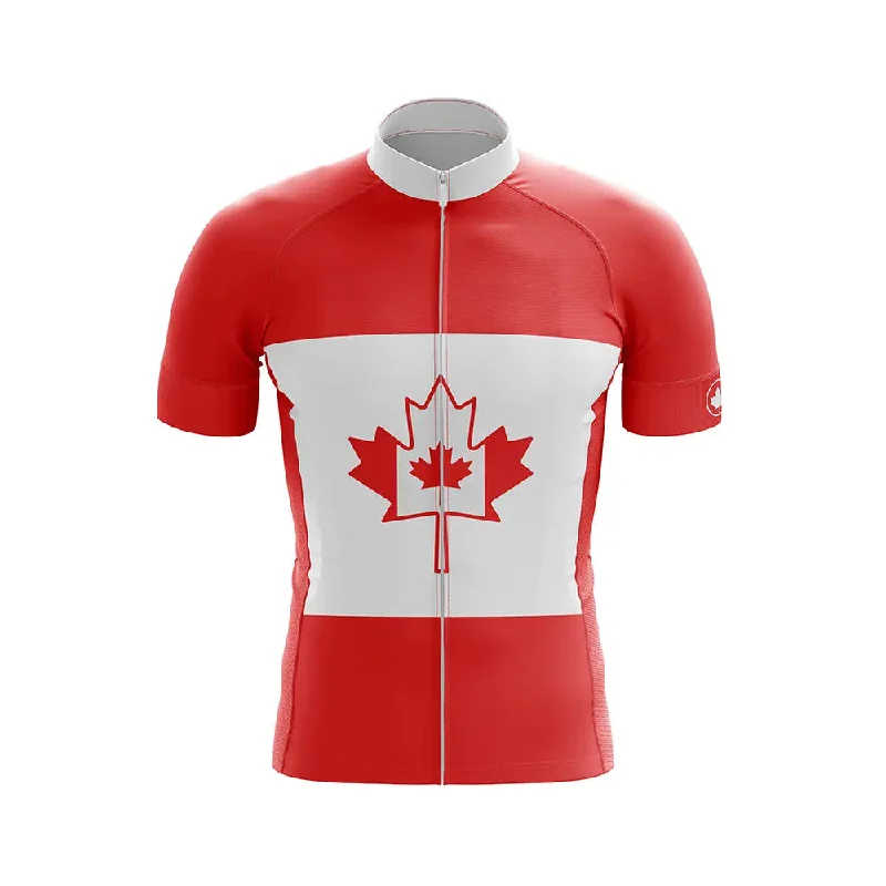 fitted workout hoodieCanada V2 Short Sleeve Cycling Jersey