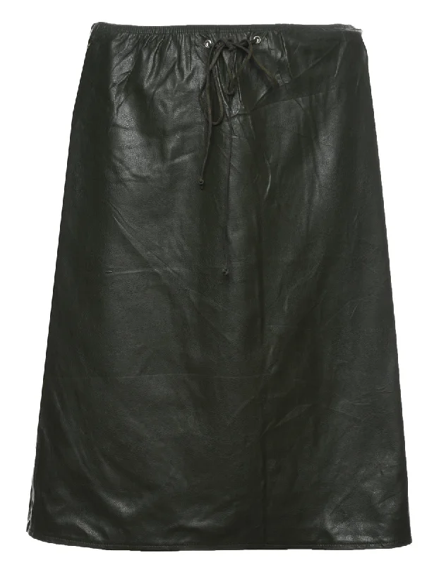 Super Deal insulated trench coatA-Line Leather Skirt - M