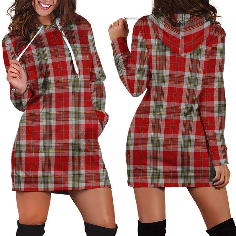 Markdowns MacLean of Duart Dress Red Tartan Hoodie Dress