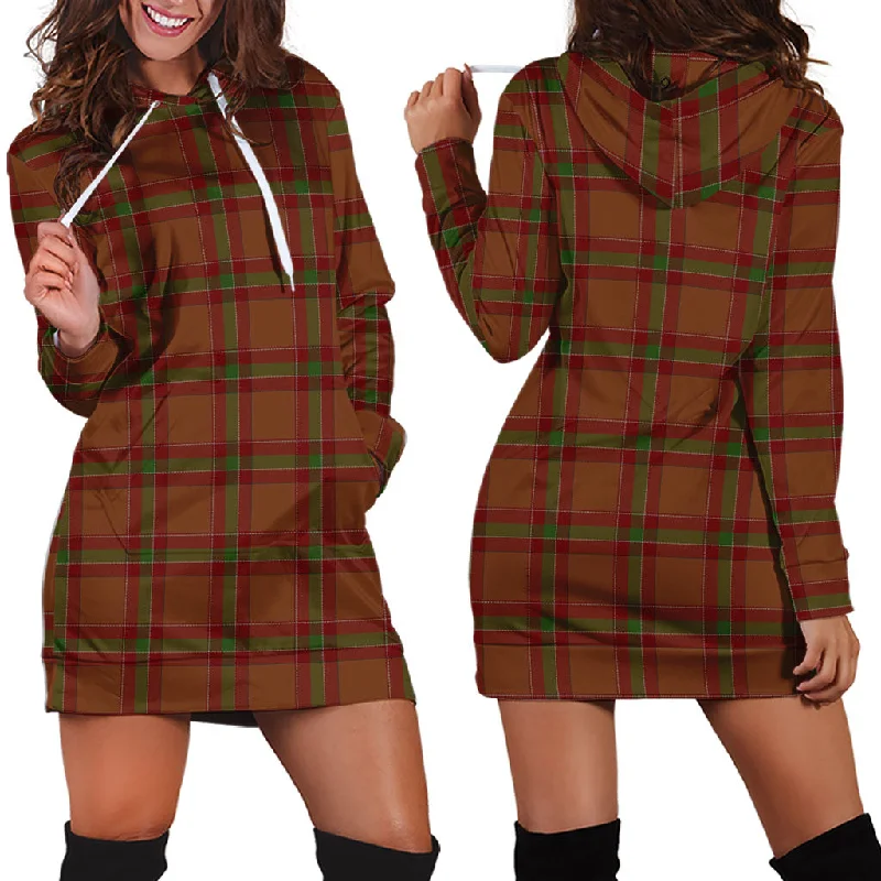 Now or Never McBrayer Tartan Hoodie Dress