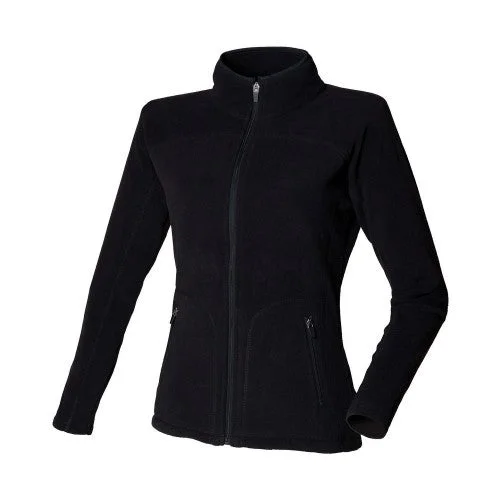 cold weather coatSkinni Fit Womens/Ladies Plain Microfleece Jacket