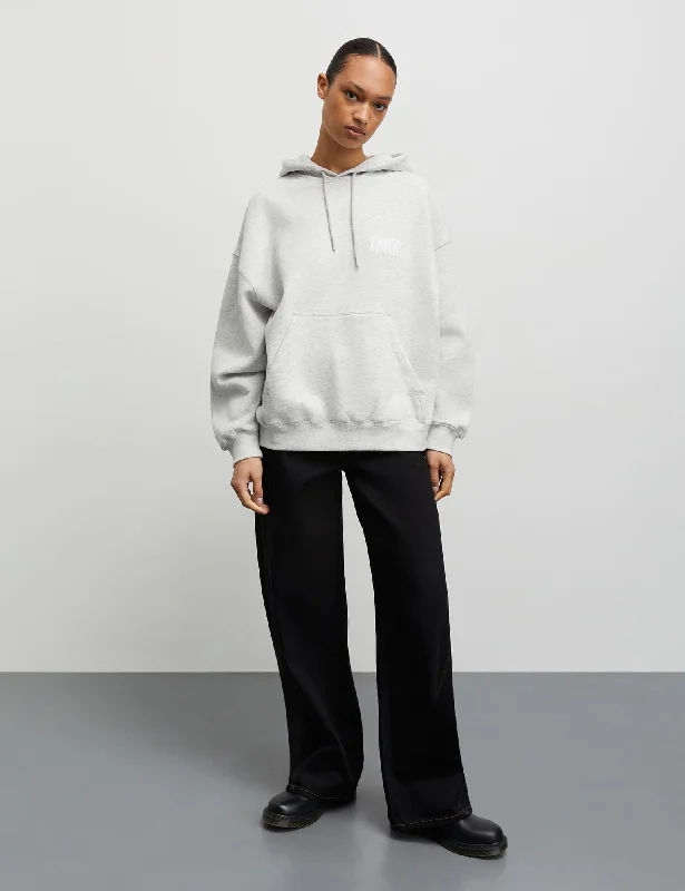 Bargain Prices workout-ready hoodieOrganic Sweat Atlas Hoodie, Snow White Melange