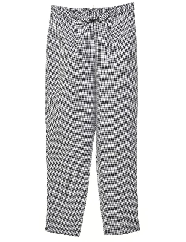 Midnight Madness chic outerwearChecked Trousers - W30 L30