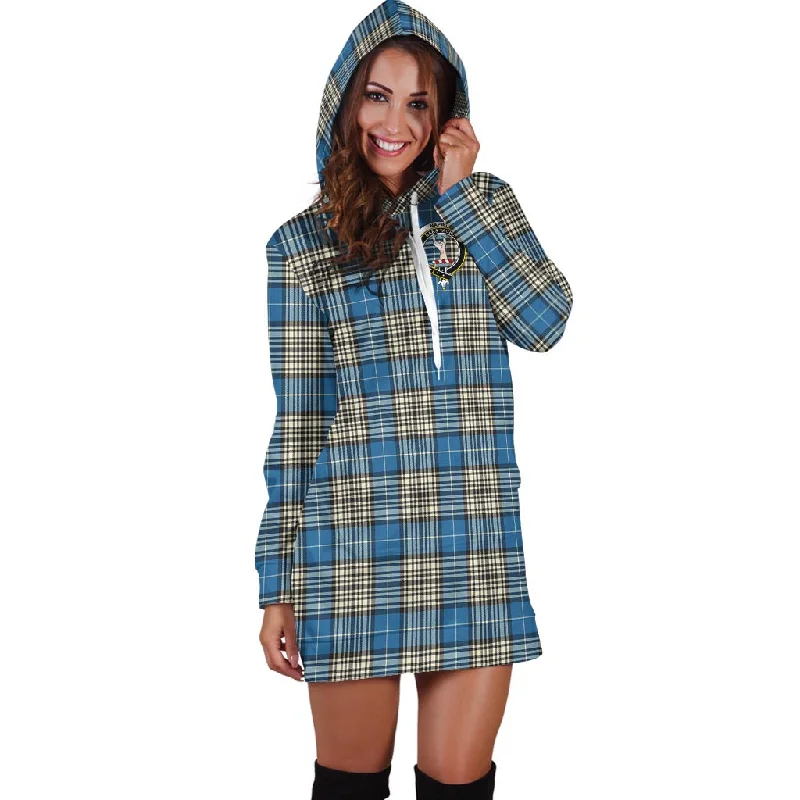 Holiday Sale Napier Ancient Tartan Hoodie Dress with Family Crest