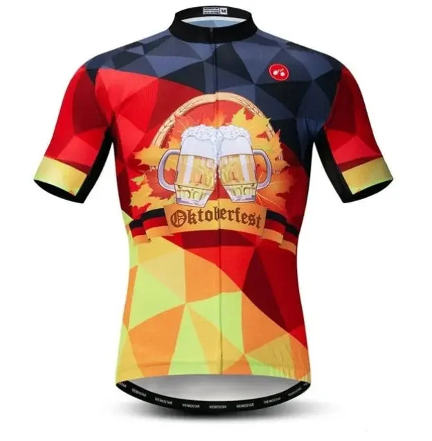 high-quality athletic sweatshirtGermany Oktoberfest Short Sleeve Cycling Jersey