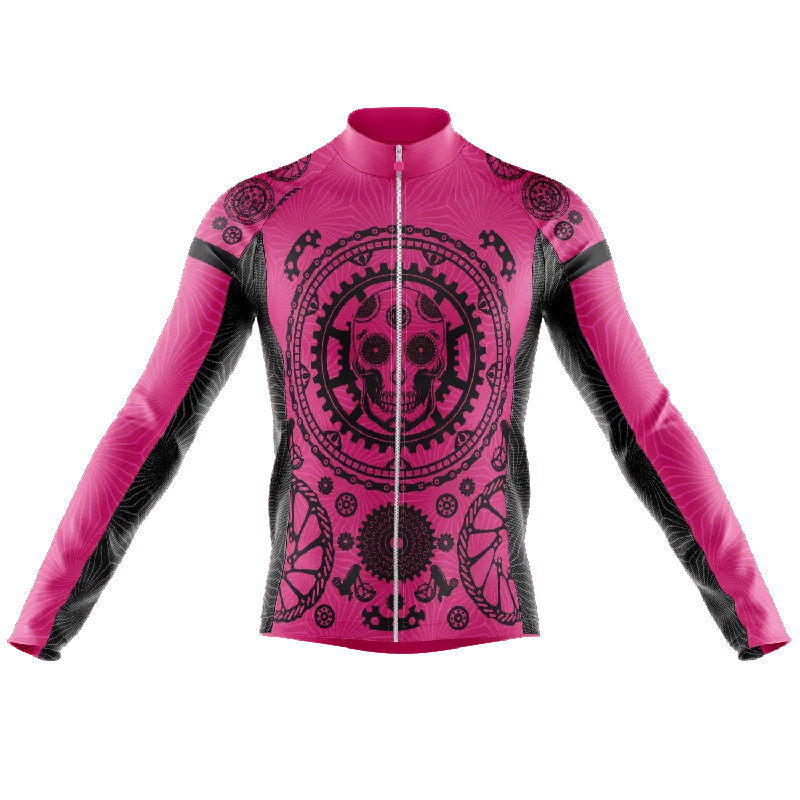 high-performance athletic hoodieMiles Are My Meditation Long Sleeve Cycling Jersey