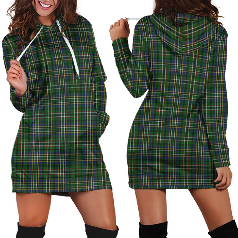 Unmissable Offer Scott Green Tartan Hoodie Dress