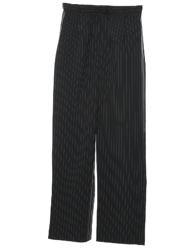 Limited Time Offer insulated jacketBlack & White Casual Pinstriped Trousers - W28 L31