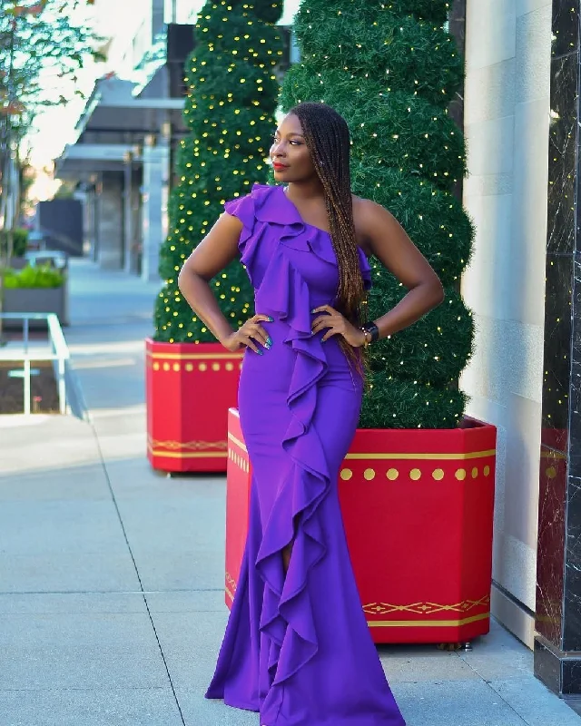 Daily Specials party-ready dressPurple One Shoulder Mermaid Prom Dress,Purple Evening Dress Y5780 Daily Specials party-ready dressPurple One Shoulder Mermaid Prom Dress,Purple Evening Dress Y5780