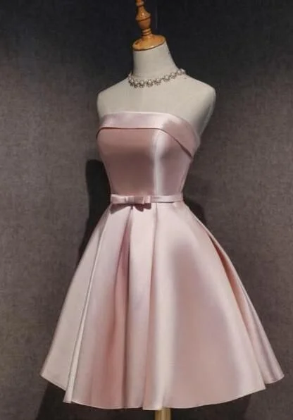 Buy More, Save More t-shirt dressPink Off Shoulder Short Homecoming Dresses  Y6712