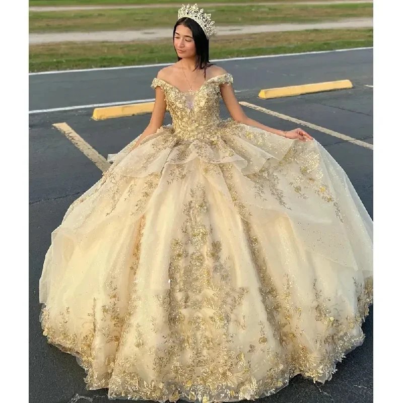 floral wrap dressExquisite Light Yellow vestidos de quinceañera Vestidos De 15 Anos Luxury Appliques Lace Formal Princess Party Gowns vestidos qu