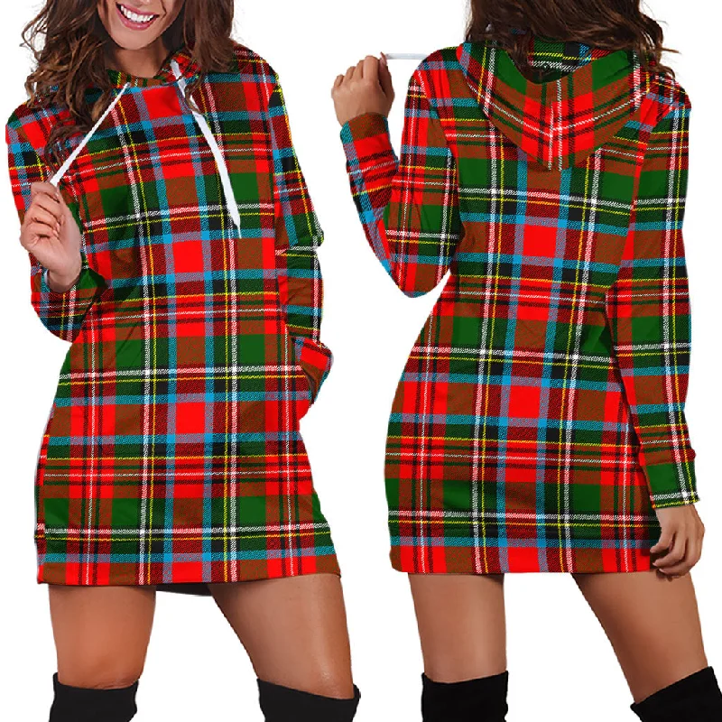 Deal Alert Stewart (Stuart) Tartan Hoodie Dress