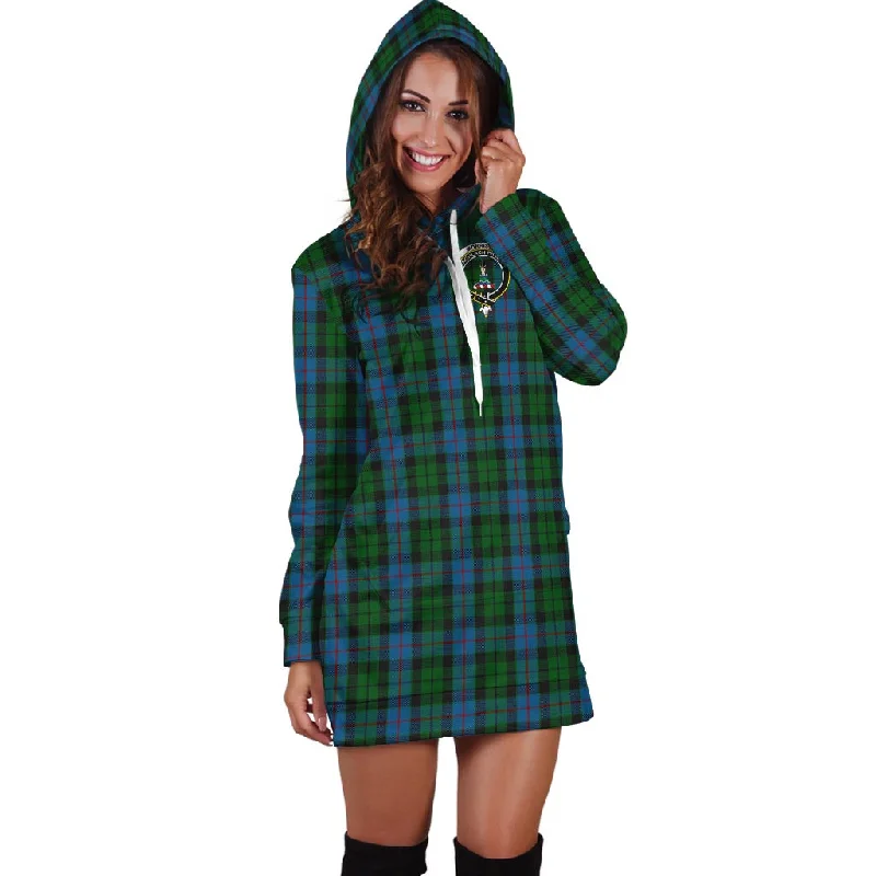 Low Prices Morrison Society Tartan Hoodie Dress with Family Crest