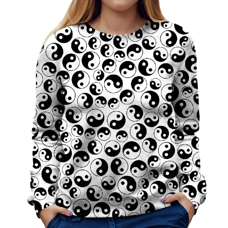 oversized gym sweatshirtThe Yin And The Yang Womens Sweatshirt