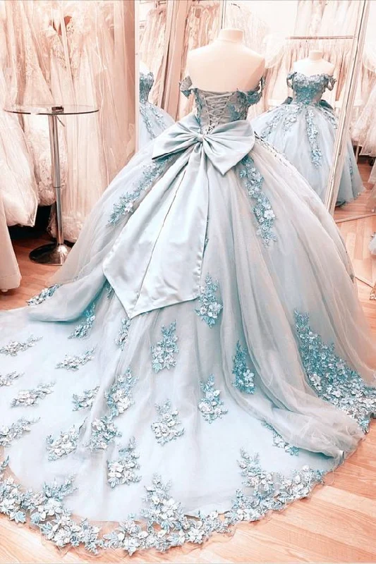 Big Discounts lace-up dressBow Back Quinceanera Dresses Off Shoulder Ball Gown For 15th Birthday Party Y7248 Big Discounts lace-up dressBow Back Quinceanera Dresses Off Shoulder Ball Gown For 15th Birthday Party Y7248