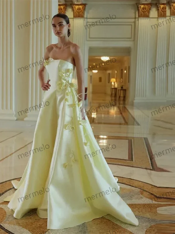 winter dressEvening Dress Formal Saudi Arabia Strapless A-line Floor Length Skirts Open Back Draped Sleeveless