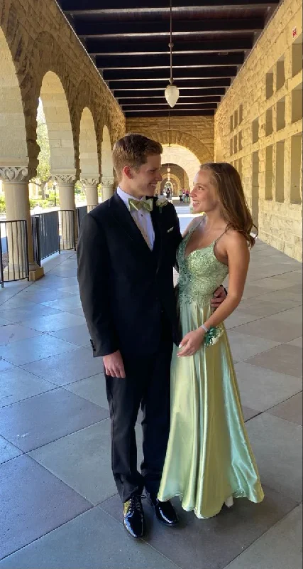 Steals and Deals velvet dressElegant A-line Long Prom Dress,Graduation Dress