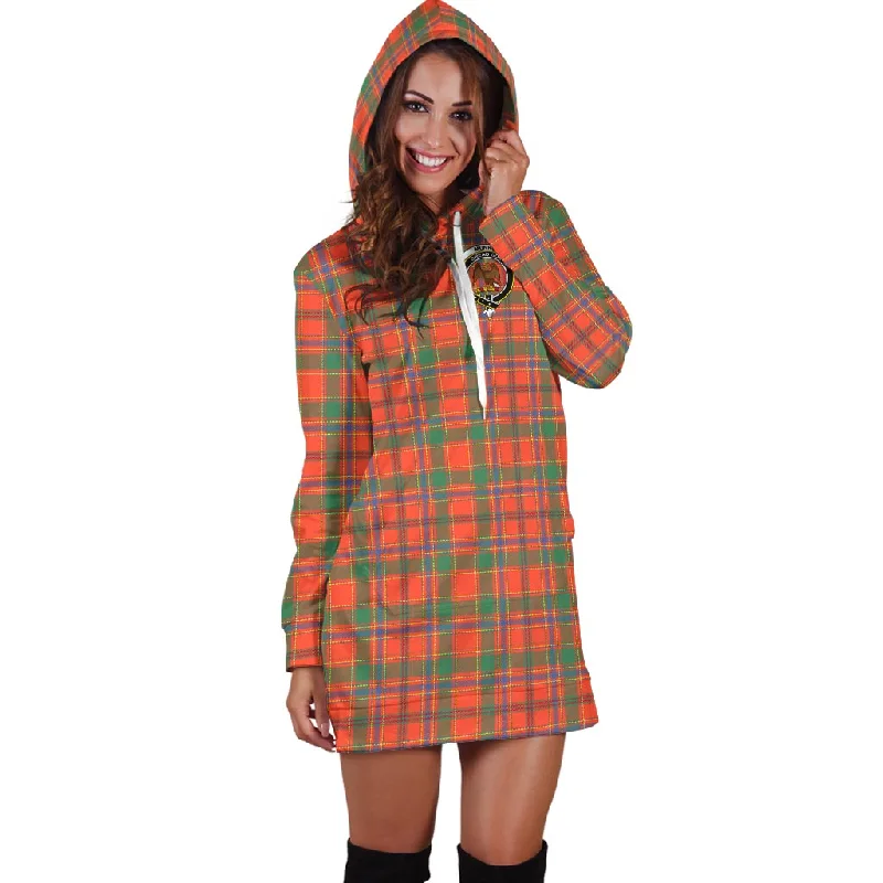 Steals and Deals Munro Ancient Tartan Hoodie Dress with Family Crest