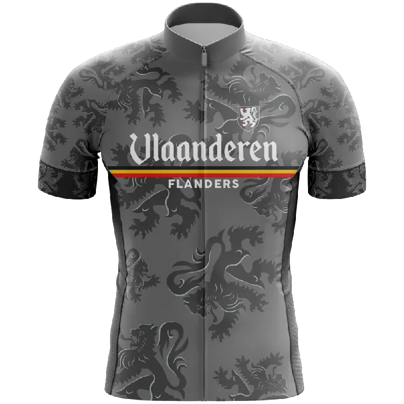 gym ready hoodieVlaanderen Flanders Black V2 Short Sleeve Cycling Jersey