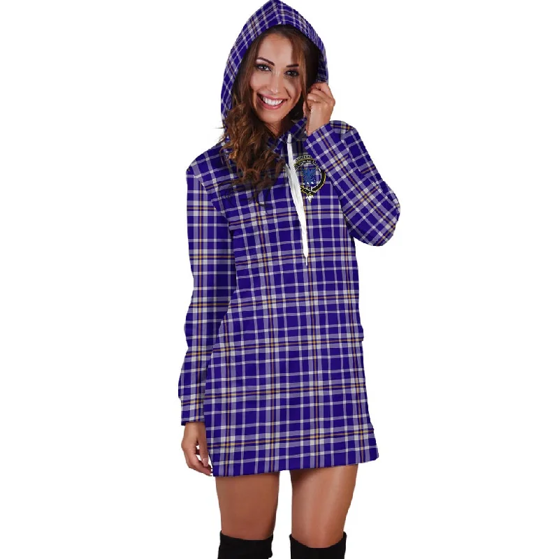 Price Blitz Ochterlony Tartan Hoodie Dress with Family Crest