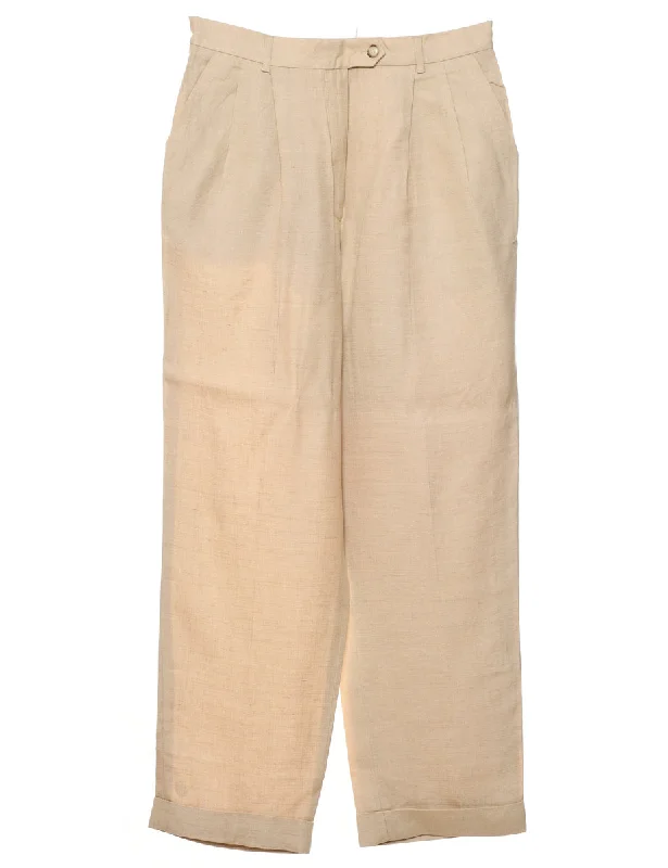 Classic Beige Trousers - W28 L28