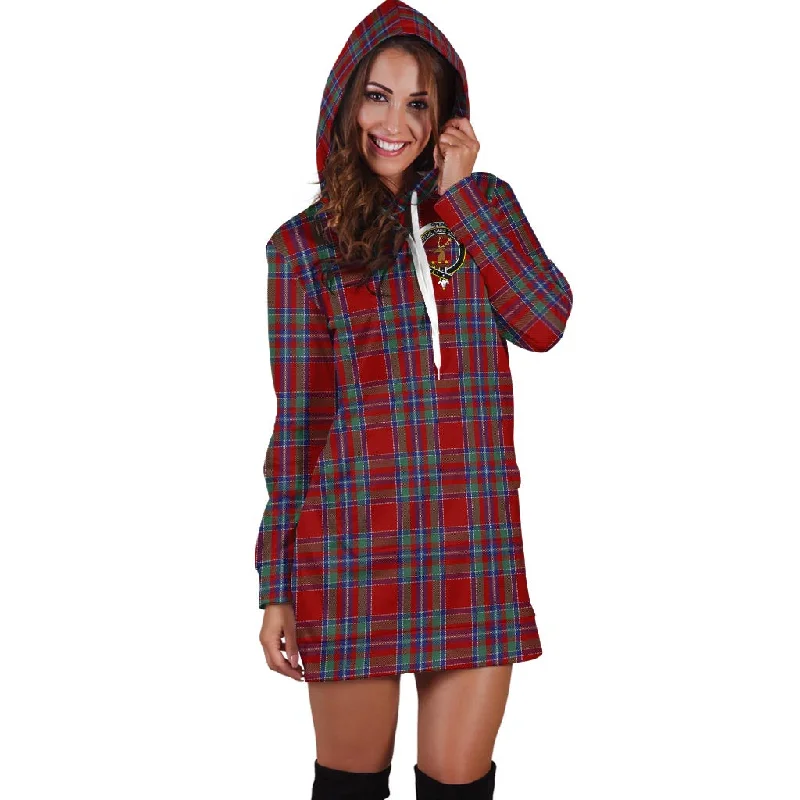 Price Fest Spens Tartan Hoodie Dress with Family Crest