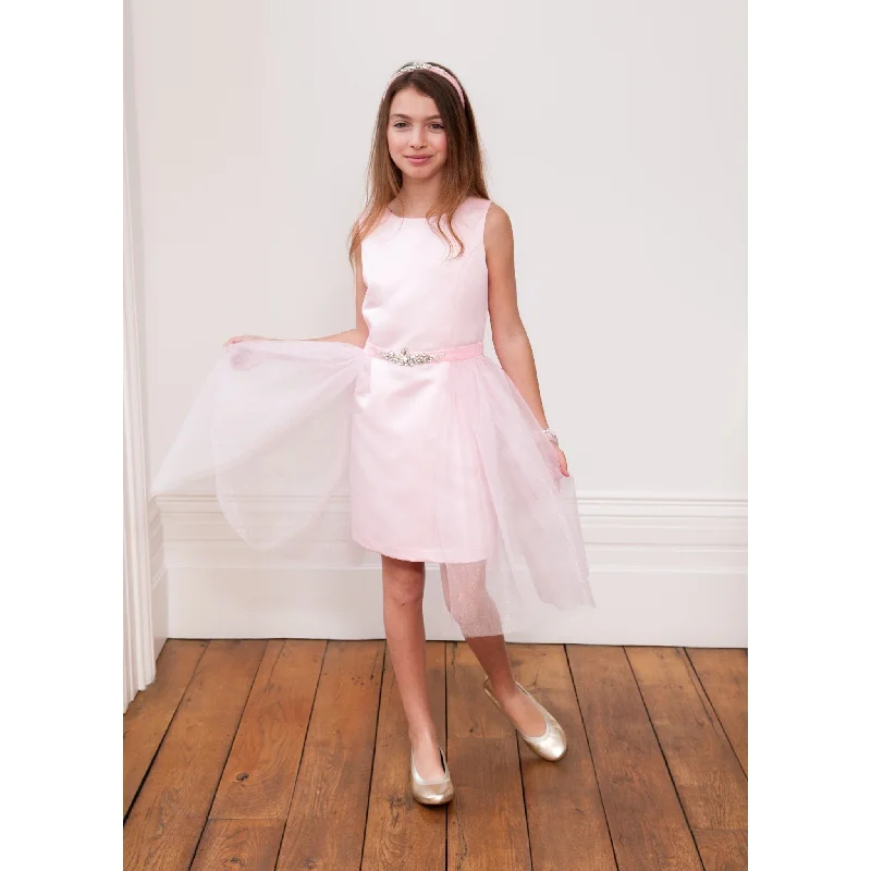 v-neck dressDavid Charles Pink Ballerina Dress #7149