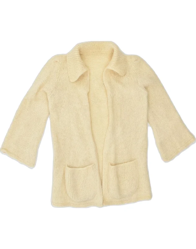 Markdown Madness casual fit hoodieVINTAGE Womens Cardigan Sweater UK 20 2XL Yellow