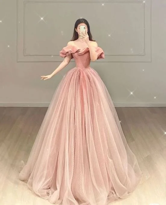 Price Cut winter dressPink Fashion Prom Dresses, Formal Evening Dresses Y6585
