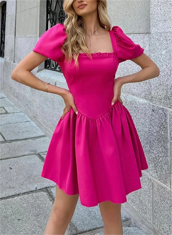 The Best Prices modern dressSquare Collar Mini Prom Dresses Short Puff Sleeve Ruffles Basque Waist Birthday Party Dress Backless Lace Up Sexy Evening Gowns The Best Prices modern dressSquare Collar Mini Prom Dresses Short Puff Sleeve Ruffles Basque Waist Birthday Party Dress Backless Lace Up Sexy Evening Gowns