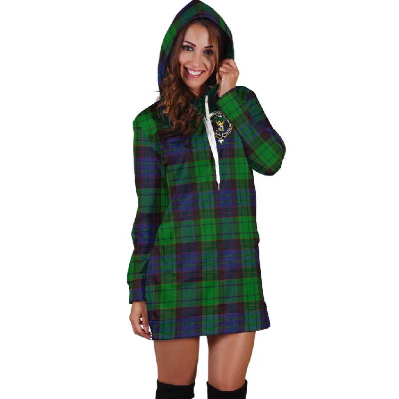 Sale Event Stewart Old Modern Tartan Hoodie Dress with Family Crest