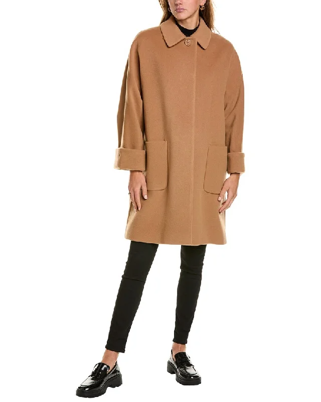 sleek jacketCinzia Rocca Icons Medium Wool & Cashmere-Blend Coat