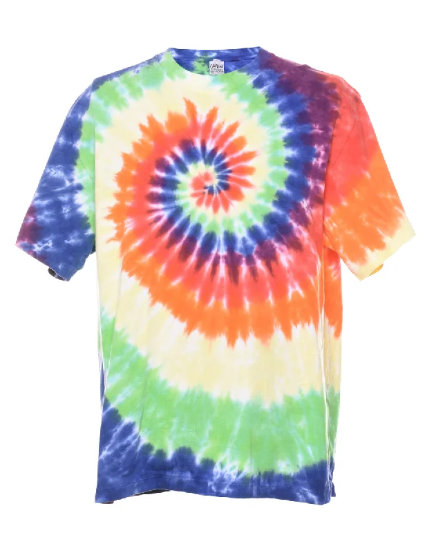 cold weather jacketMulti-colour Tie Dye T-shirt - L