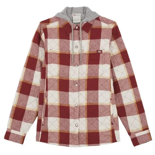 TIME-Limited Offer cozy wool-blend coatDickies Womens/Ladies Flannel Shirt Jacket