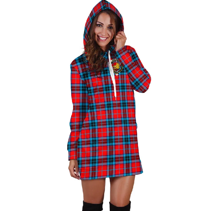 Blowout Sale MacTavish (McTavish) Tartan Hoodie Dress with Family Crest