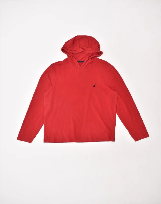 One-DAY Sale street style hoodieNAUTICA Womens Hoodie Jumper UK 14 Medium Red Cotton One-DAY Sale street style hoodieNAUTICA Womens Hoodie Jumper UK 14 Medium Red Cotton