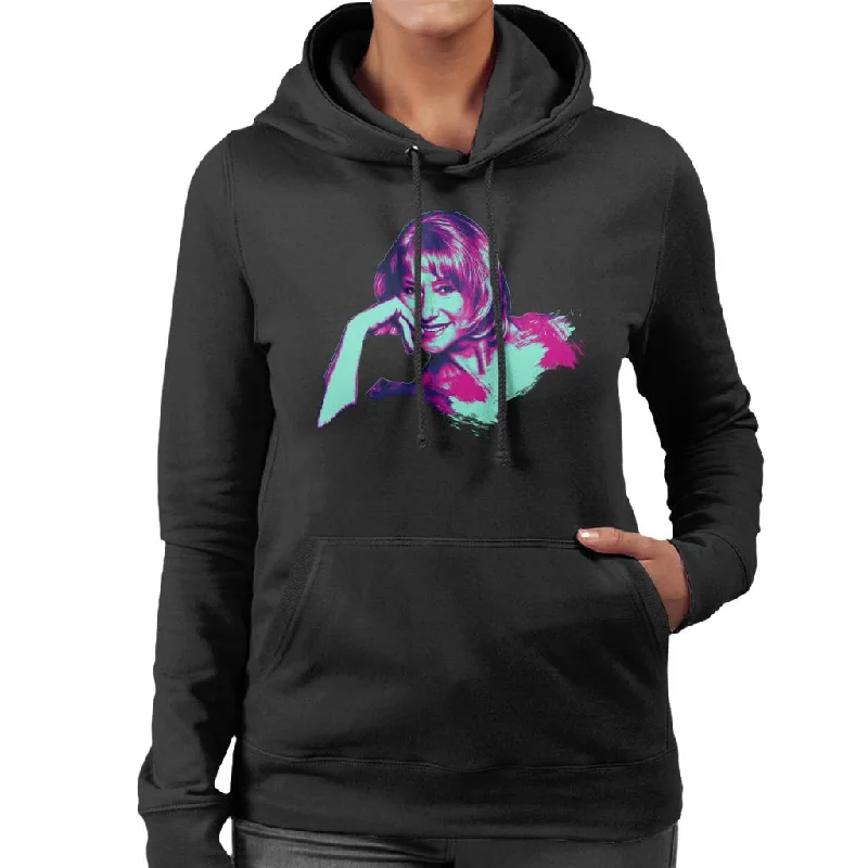Special Promotion classic hoodieTV Times Helen Mirren Pop Art Stylised Women's Hooded Sweatshirt