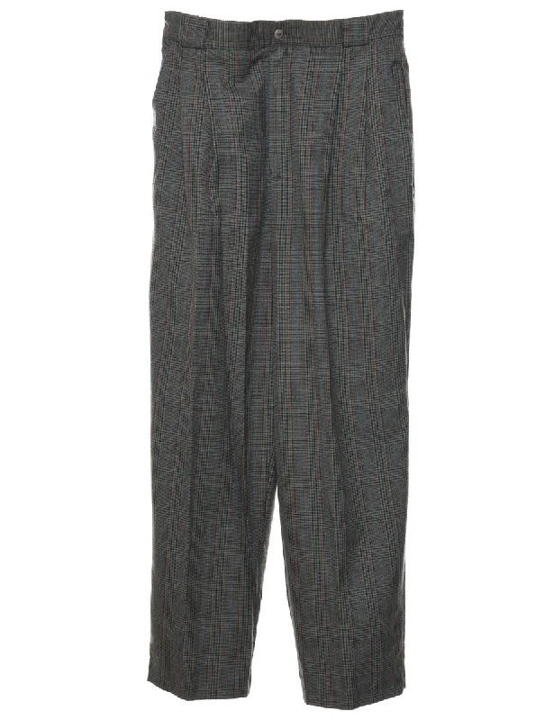 Multi-colour Dogtooth Trousers - W28 L28