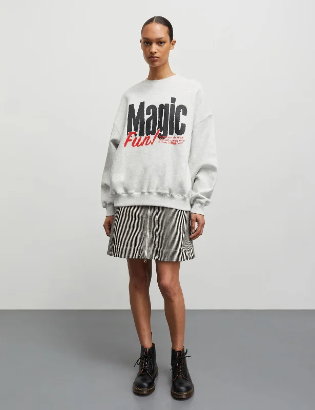 Price Drop sleek sports hoodieOrganic Sweat Atli Sweatshirt, Snow White Melange