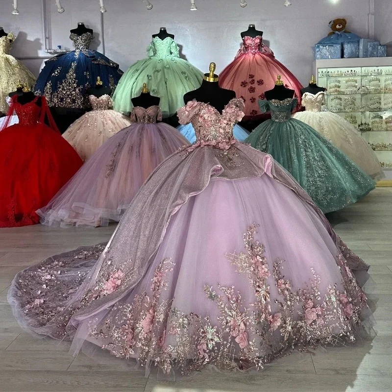 Extra Discounts fitted dressLavender Sparkly Princess Off Shoulder Quinceanera Dresses Sweetheart Lace Applique Beads Sweet 16 Ball Gown Vestidos De 15 Años Extra Discounts fitted dressLavender Sparkly Princess Off Shoulder Quinceanera Dresses Sweetheart Lace Applique Beads Sweet 16 Ball Gown Vestidos De 15 Años