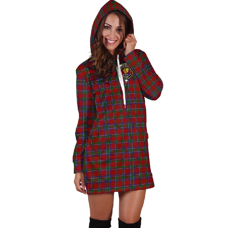 Referral Discount Sinclair Tartan Hoodie Dress with Family Crest